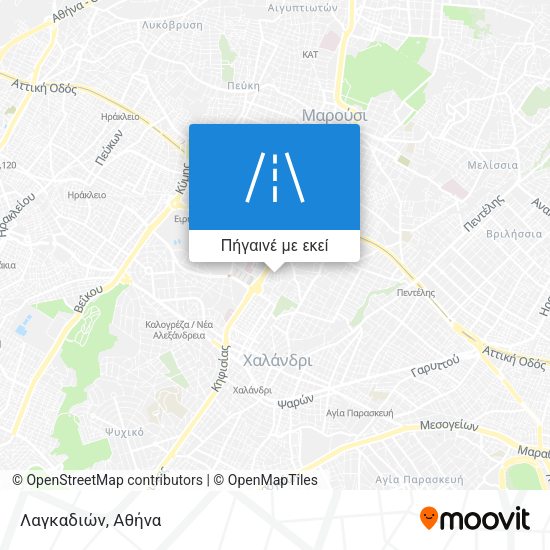 Λαγκαδιών χάρτης