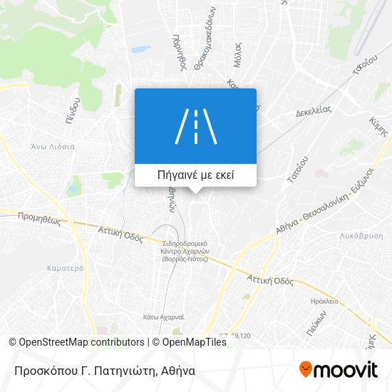 Προσκόπου Γ. Πατηνιώτη χάρτης