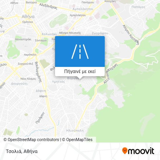Τσολιά χάρτης