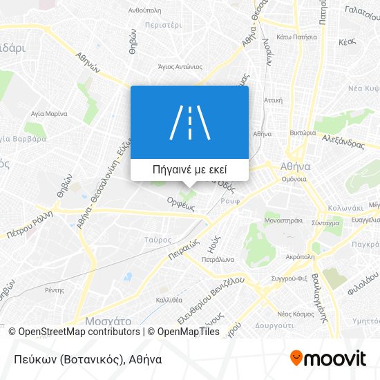 Πεύκων (Βοτανικός) χάρτης