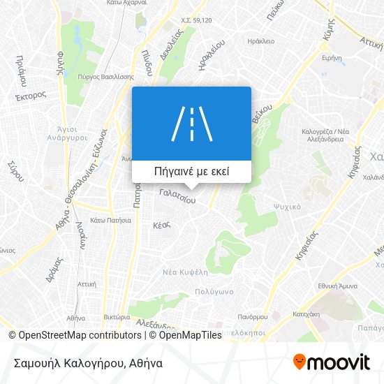 Σαμουήλ Καλογήρου χάρτης