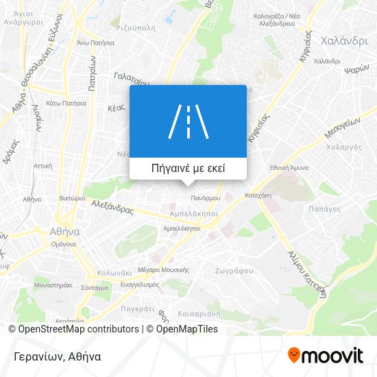 Γερανίων χάρτης