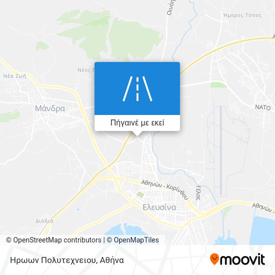 Ηρωων Πολυτεχνειου χάρτης