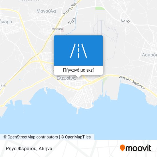Ρηγα Φεραιου χάρτης