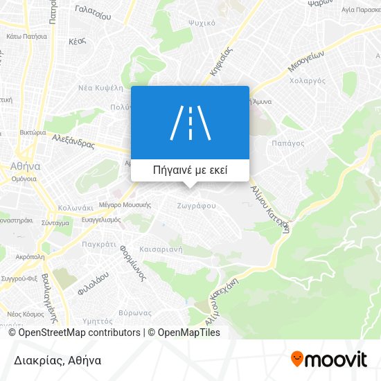 Διακρίας χάρτης