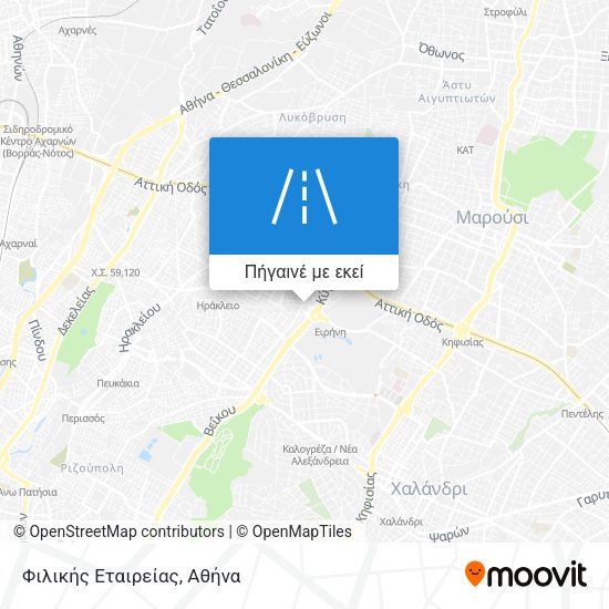Φιλικής Εταιρείας χάρτης