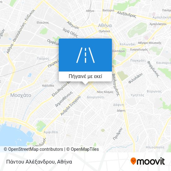 Πάντου Αλέξανδρου χάρτης