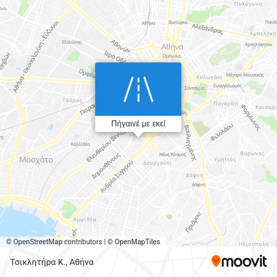 Τσικλητήρα Κ. χάρτης