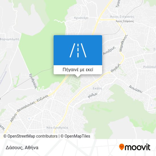 Δάσους χάρτης