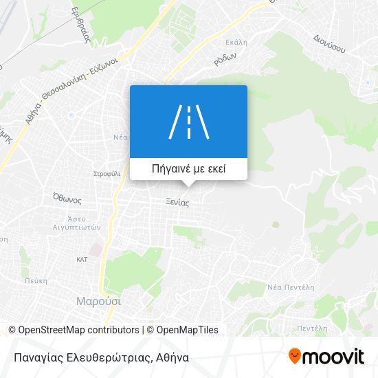 Παναγίας Ελευθερώτριας χάρτης