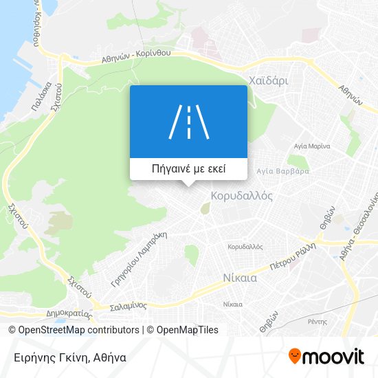 Ειρήνης Γκίνη χάρτης