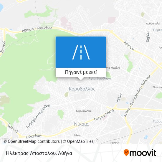 Ηλέκτρας Αποστόλου χάρτης