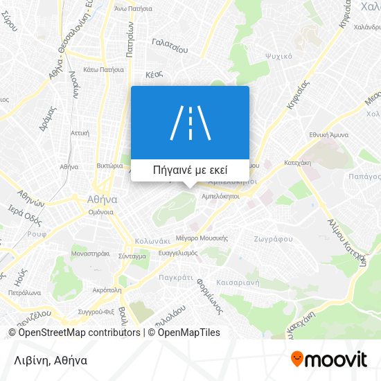 Λιβίνη χάρτης