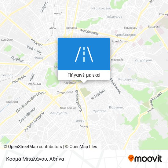 Κοσμά Μπαλάνου χάρτης