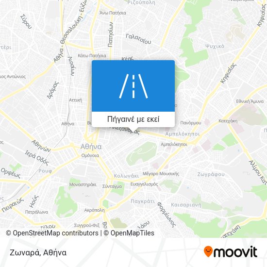 Ζωναρά χάρτης