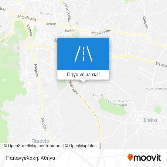 Παπαγγελάκη χάρτης