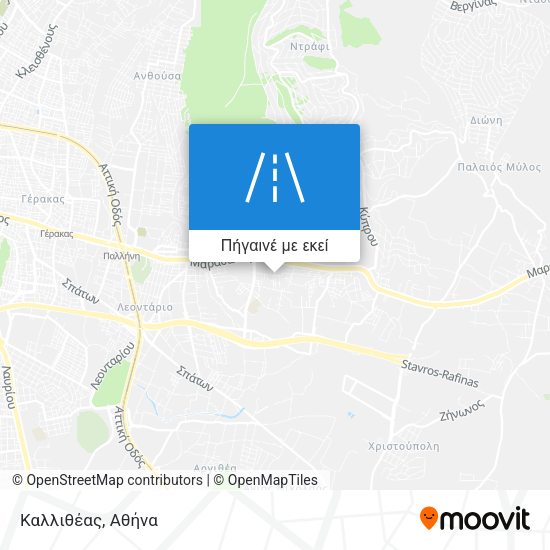 Καλλιθέας χάρτης