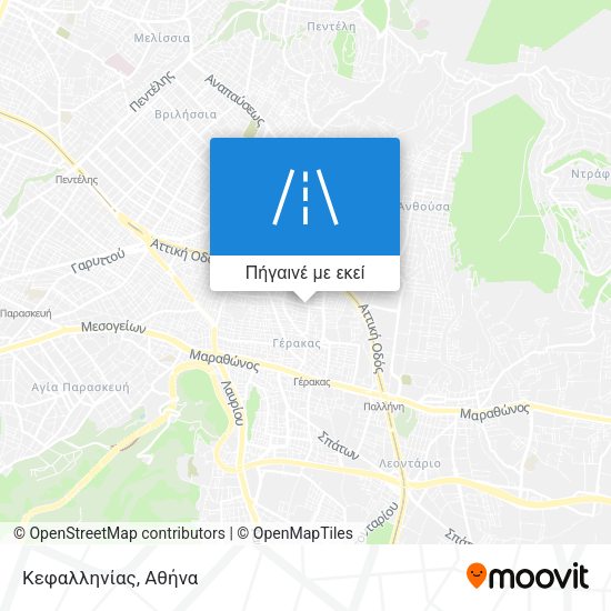 Κεφαλληνίας χάρτης