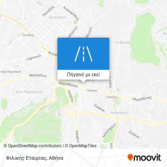 Φιλικής Εταιρίας χάρτης
