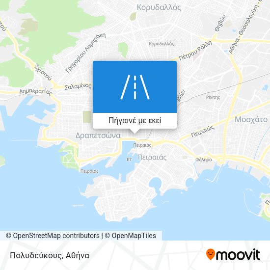 Πολυδεύκους χάρτης