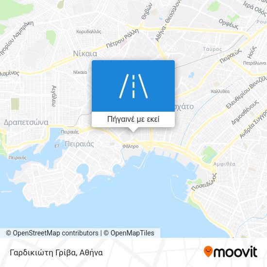 Γαρδικιώτη Γρίβα χάρτης