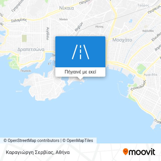 Καραγιώργη Σερβίας χάρτης