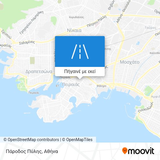 Πάροδος Πύλης χάρτης