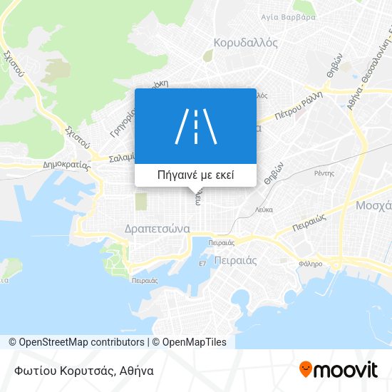 Φωτίου Κορυτσάς χάρτης