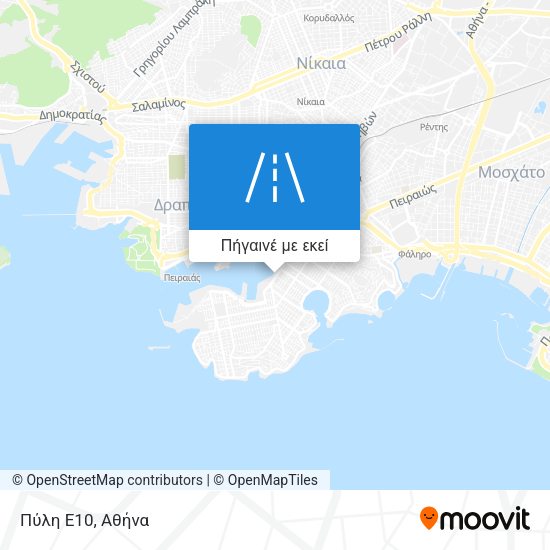 Πύλη Ε10 χάρτης