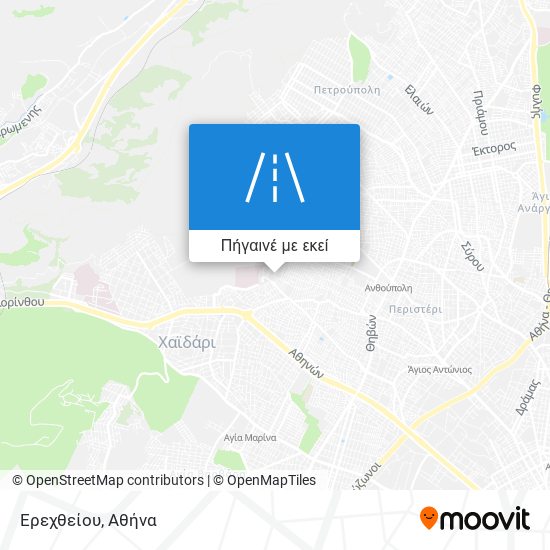 Ερεχθείου χάρτης