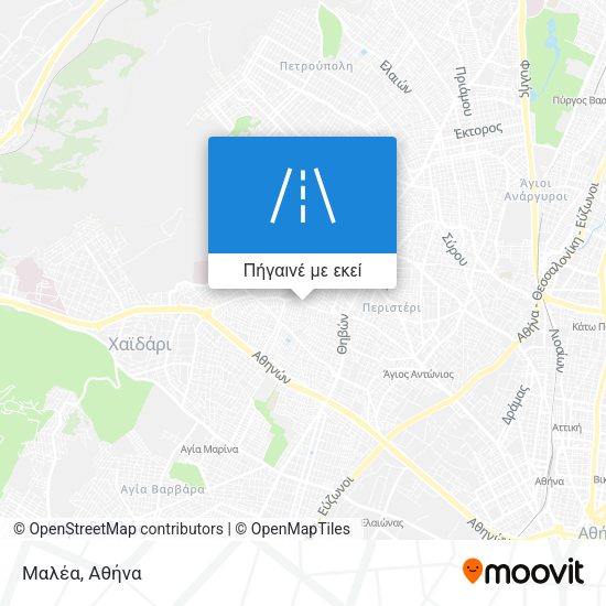 Μαλέα χάρτης