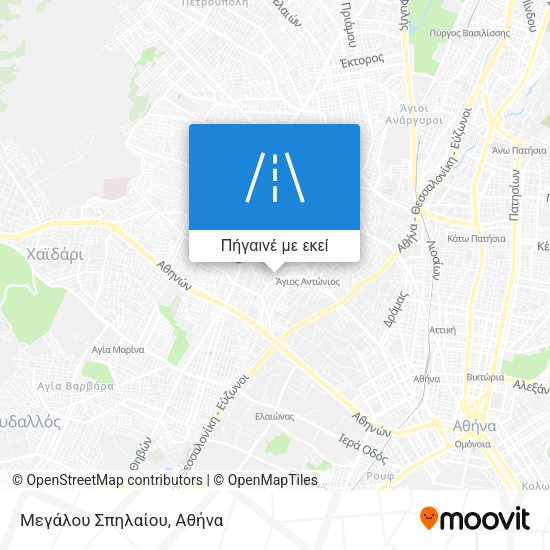 Μεγάλου Σπηλαίου χάρτης
