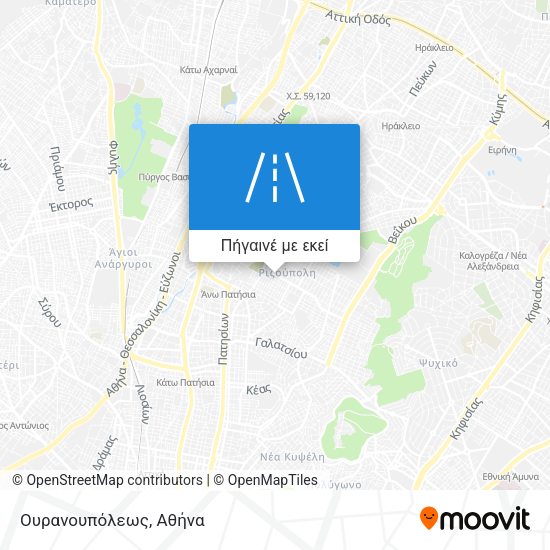 Ουρανουπόλεως χάρτης