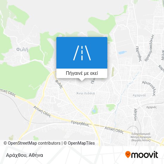 Αράχθου χάρτης