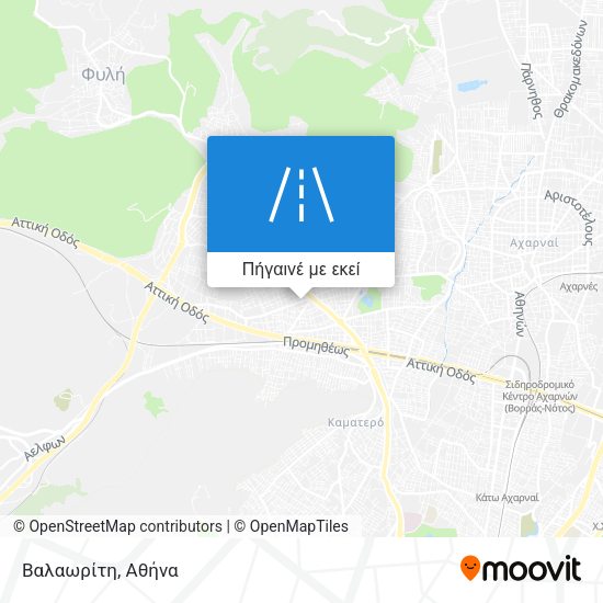 Βαλαωρίτη χάρτης
