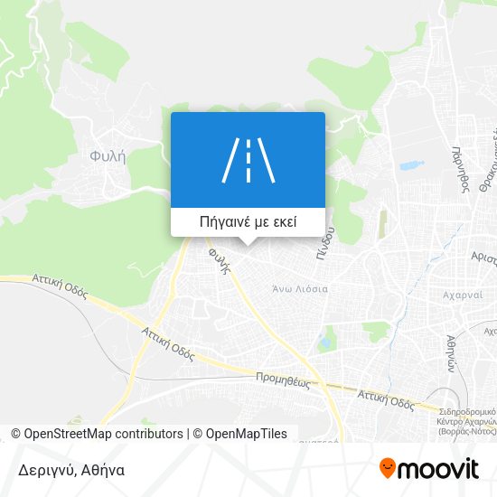 Δεριγνύ χάρτης