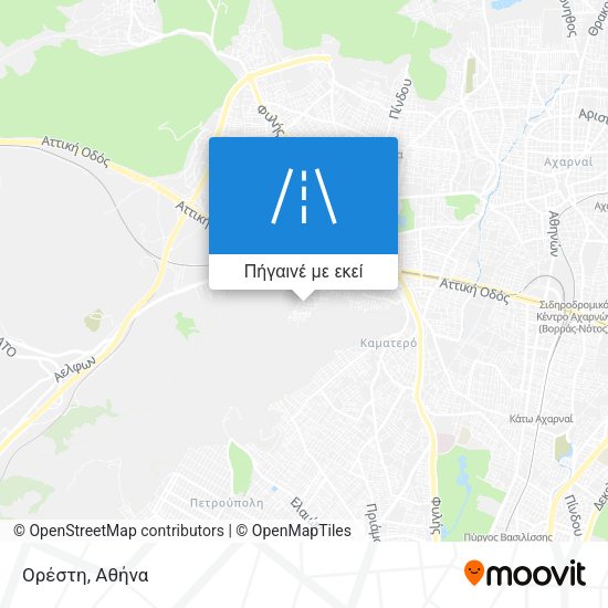 Ορέστη χάρτης