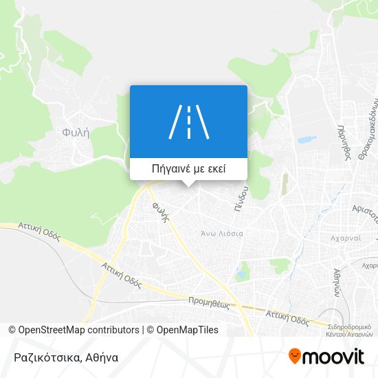 Ραζικότσικα χάρτης