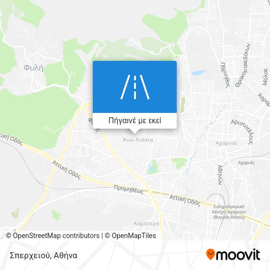 Σπερχειού χάρτης