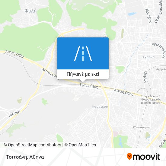 Τσιτσάνη χάρτης