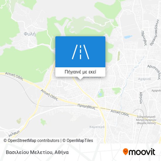 Βασιλείου Μελετίου χάρτης