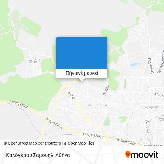 Καλόγερου Σαμουήλ χάρτης