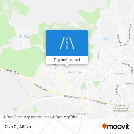 Σίνα Σ. χάρτης