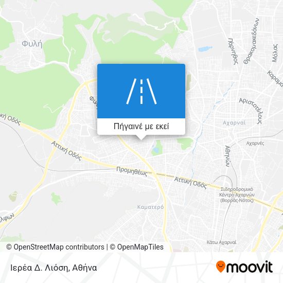 Ιερέα Δ. Λιόση χάρτης