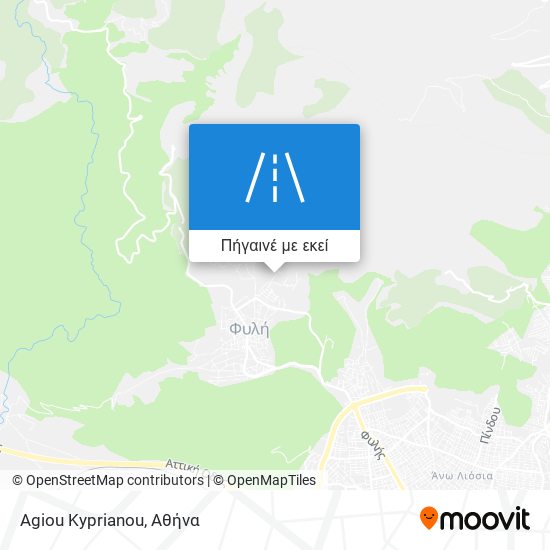 Agiou Kyprianou χάρτης