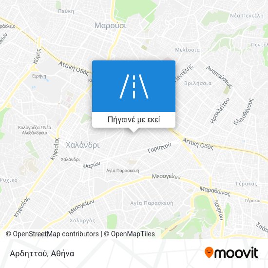 Αρδηττού χάρτης
