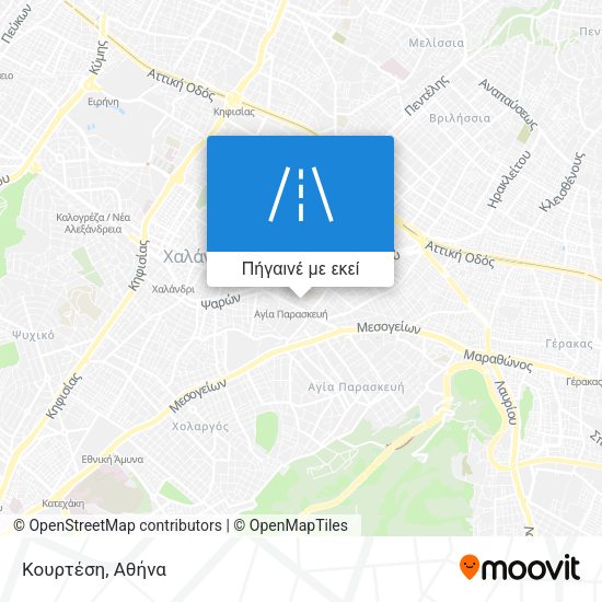 Κουρτέση χάρτης