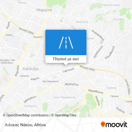 Λιλίκας Νάκου χάρτης