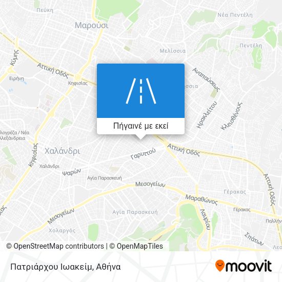 Πατριάρχου Ιωακείμ χάρτης