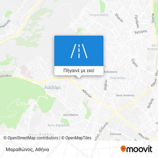 Μαραθώνος χάρτης